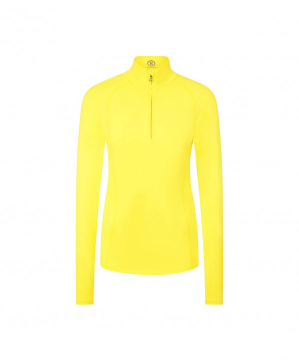 Magasin ski Paris : Hauts de sous-vêtement femme Bogner Madita  Coupe:Femme Couleur:Jaune 