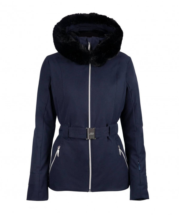 Magasin ski Paris : Veste de ski femme Edith  Coupe:Femme Couleur:Bleu marine