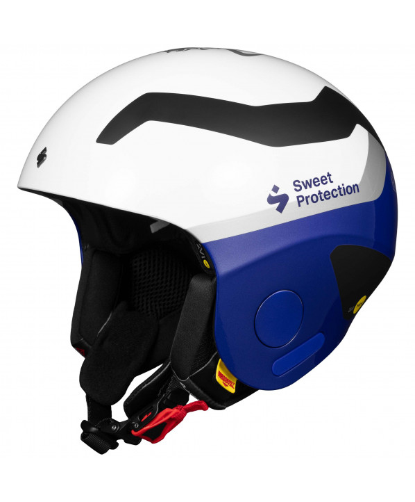 ski shop Paris : Sweet Protection Volata 2Vi Mips x Henrik ski Helmet  Gender:Unisex Couleur:Blue & white 