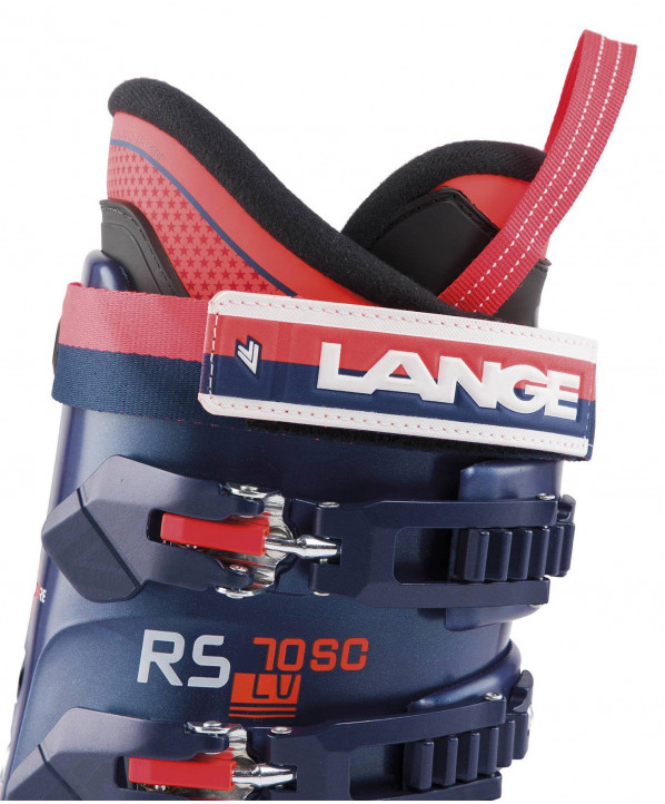 ski shop Paris : Lange RS 70 SC Racing ski boots  Gender:Junior Couleur:Navy blue 
