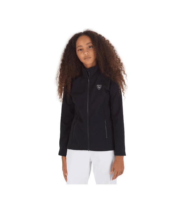 ski shop Paris : Rossignol GIRL FZ CLIM Children's polar fleece Gender:Junior  Couleur:Black 