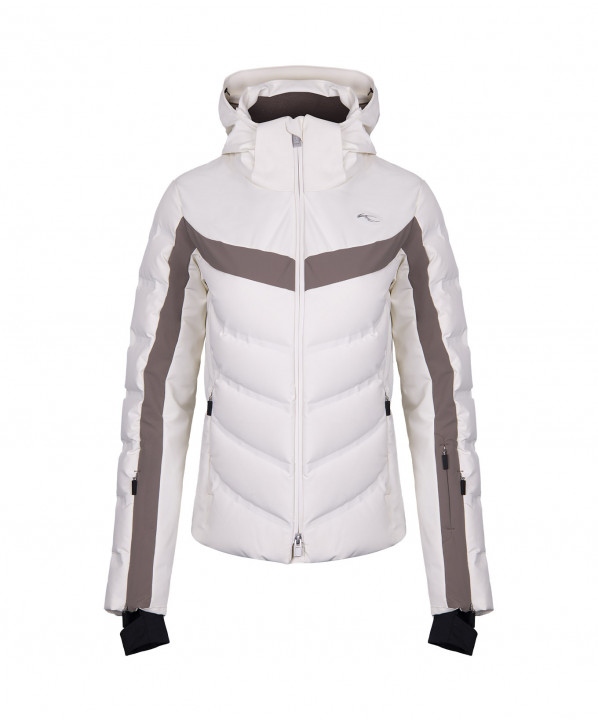 ski shop Paris : Kjus Momentum Women's ski jacket  Gender:Women Couleur:Beige