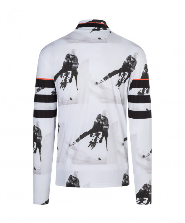 ski shop Paris : Bogner JARRY Men's baselayer top  Gender:Men Couleur:Printed Knit 