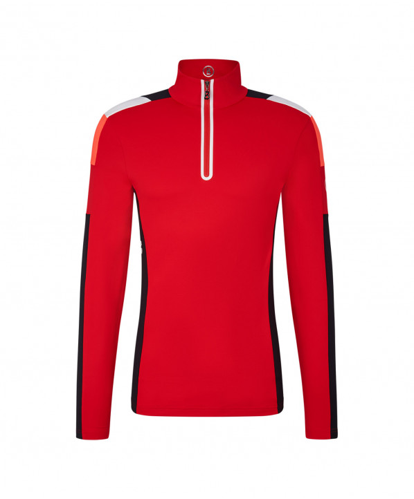 ski shop Paris : Bogner MICA1 Men's baselayer top  Gender:Men Couleur:Red 