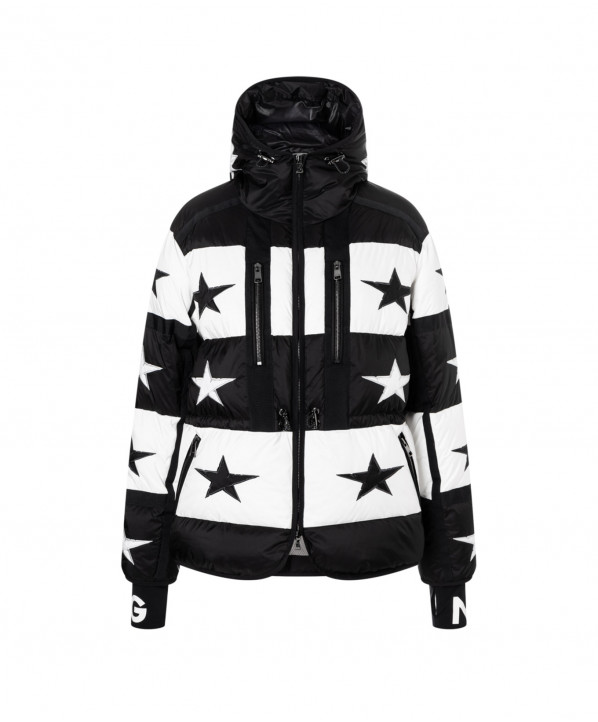 ski shop Paris : Bogner PAULA Women's ski jacket  Gender:Women Couleur:Black & white 