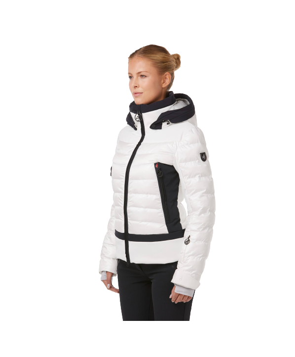 ski shop Paris : Toni Sailer CAYTLYN & fur Women's ski jacket  Gender:Women Couleur:White 