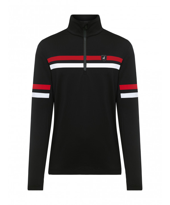Magasin ski Paris : Haut de sous-vêtement homme Toni Sailer PETE  Coupe:Homme Couleur:Noir 