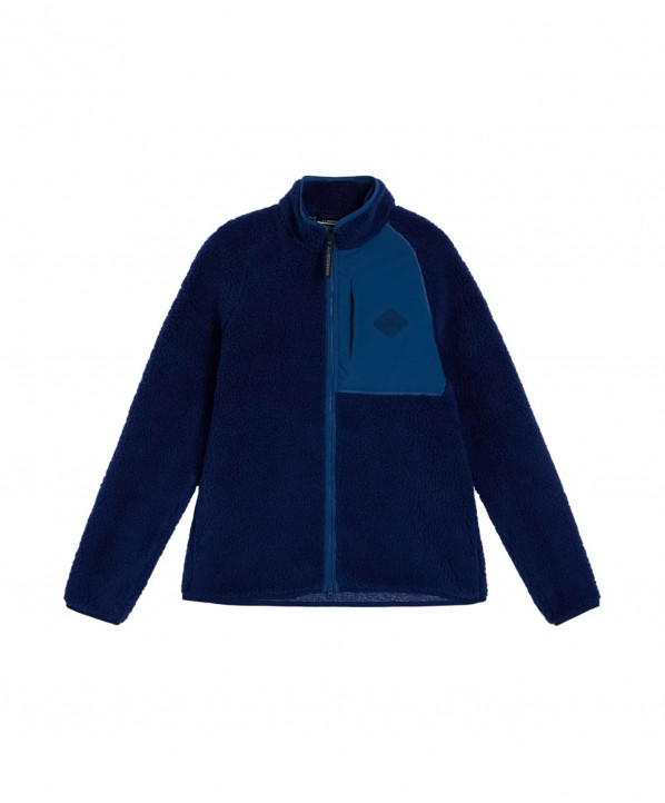 Magasin ski Paris : Polaire homme Lindeberg Zeke Pile  Coupe:Homme Couleur:Bleu 