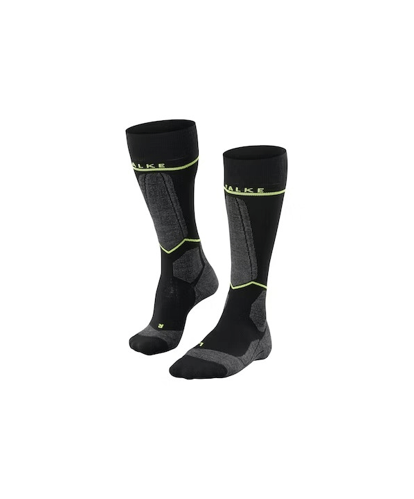 ski shop Paris : Falke SK Energizing Wool Ski socks   Gender:Men Couleur:Black 