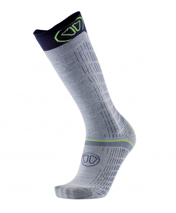 ski shop Paris : Sidas Ski Merino Performance LV Ski socks  Gender:Men Couleur:Grey 