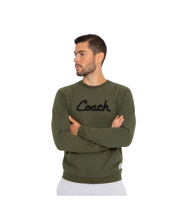 ski shop Paris : French Disorder Coach Men's sweatshirt  Gender:Men Couleur:Khaki 
