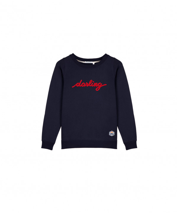 ski shop Paris : French Disorder Darling Woman's sweatshirt  Gender:Women Couleur:Navy blue 