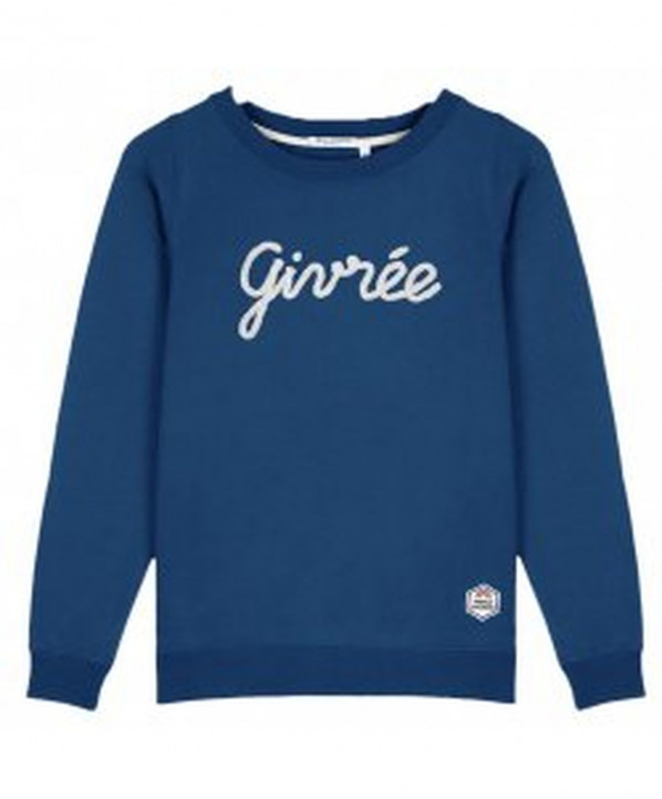 ski shop Paris : French Disorder Givrée Woman's sweatshirt  Gender:Women Couleur:Navy blue 