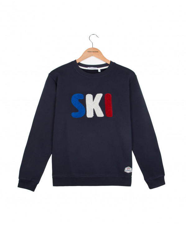 ski shop Paris : French Disorder Ski Children's sweatshirt Gender:Junior  Couleur:Navy blue 