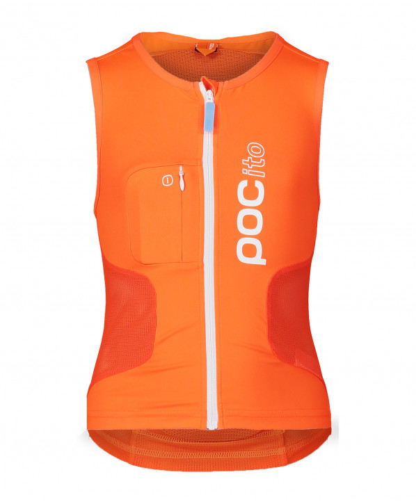Magasin ski Paris : Dorsale enfant Poc POCito VPD Air Vest  Coupe:Junior Couleur:Orange 