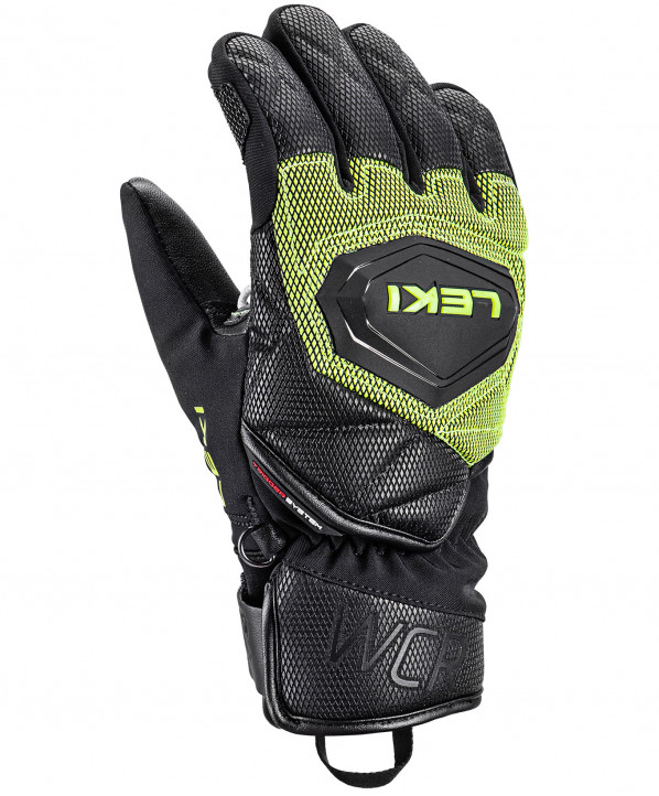 Magasin ski Paris : Gants de ski enfant Leki WCR COACH 3D JR  Coupe:Junior Couleur:Noir 