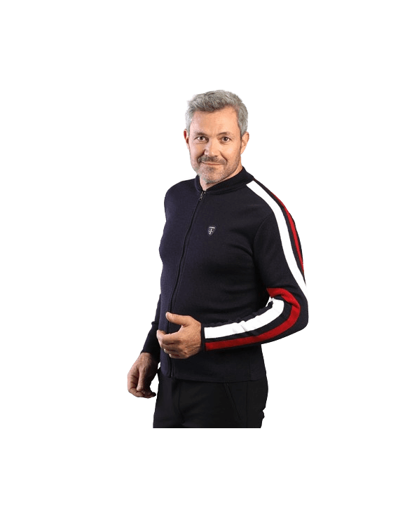 ski shop Paris : Lacroix skis Corlier Men's pullover  Gender:Men Couleur:Navy blue 