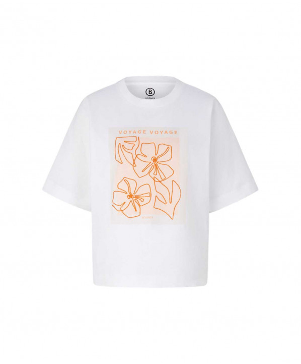 ski shop Paris : Bogner DOROTHY Women's T-shirt  Gender:Women Couleur:White 
