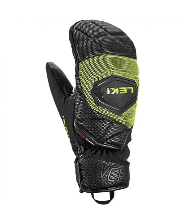Magasin ski Paris : Moufles de ski enfant Leki WCR COACH 3D JR  Coupe:Junior Couleur:Noir 