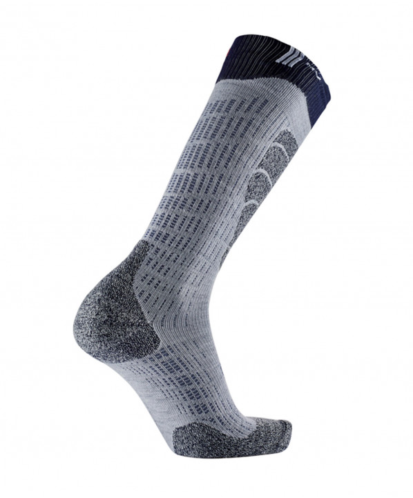ski shop Paris : Sidas Ski Merino MV Ski socks  Gender:Unisex Couleur:Grey