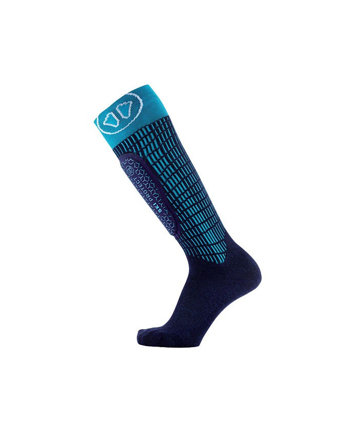 Chaussettes de ski Protection tibias volume moyen, Sidas