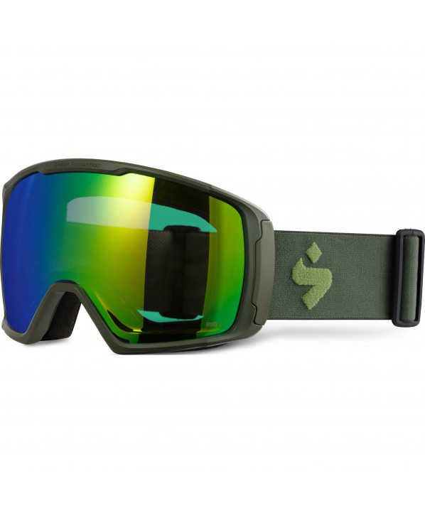 Masque de ski Clockwork + visiere RIG emeralde   