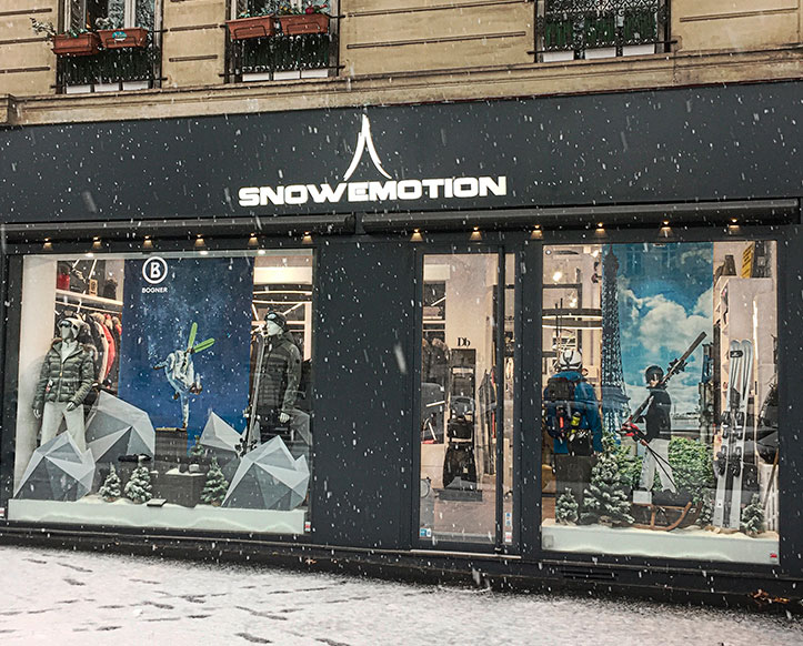 Nouvelle boutique de ski à Paris